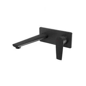 Phoenix Arlo Wall Basin / Bath Mixer Set 200mm Trim Kit Only Matte Black by PHOENIX, a Bathroom Taps & Mixers for sale on Style Sourcebook