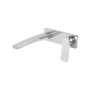 Phoenix Mekko SwitchMix Wall Basin / Bath Mixer Set 200mm Fit-Off Kit Brushed Nickel by PHOENIX, a Bathroom Taps & Mixers for sale on Style Sourcebook