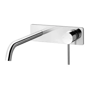 Phoenix Vivid Slimline SwitchMix Wall Basin / Bath Mixer Set 230mm Fit-Off Kit Chrome by PHOENIX, a Basins for sale on Style Sourcebook
