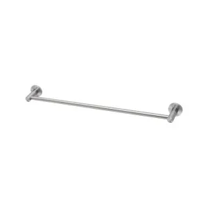 Phoenix Radii SS 316 Single Towel Rail 600mm Round Plate Stainless Steel by PHOENIX, a Towel Rails for sale on Style Sourcebook