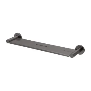Phoenix Radii Metal Shelf Round Plate Brushed Carbon by PHOENIX, a Shelves & Soap Baskets for sale on Style Sourcebook