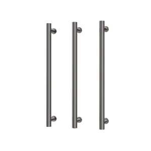 Phoenix Heated Triple Towel Rail Round 600mm Brushed Carbon by PHOENIX, a Bathroom Fixtures for sale on Style Sourcebook