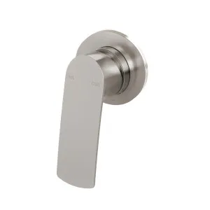 Phoenix Mekko SwitchMix Wall Mixer Fit-Off Kit Round Brushed Nickel by PHOENIX, a Bathroom Taps & Mixers for sale on Style Sourcebook