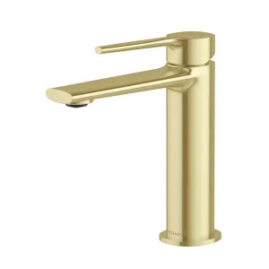 Phoenix Vask Basin Mixer Brushed Gold by PHOENIX, a Bathroom Taps & Mixers for sale on Style Sourcebook
