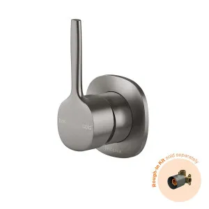 Phoenix Vask SwitchMix Shower/Wall Mixer Pin Up Brushed Carbon (Fit-Off Kit Only) by PHOENIX, a Bathroom Taps & Mixers for sale on Style Sourcebook