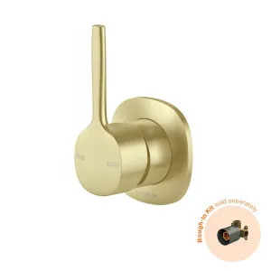 Phoenix Vask SwitchMix Shower/Wall Mixer Pin Up Brushed Gold (Fit-Off Kit Only) by PHOENIX, a Bathroom Taps & Mixers for sale on Style Sourcebook