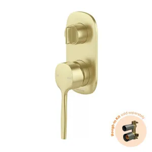 Phoenix Vask SwitchMix Shower/Bath Diverter Mixer Brushed Gold (Fit-Off Kit Only) by PHOENIX, a Bathroom Taps & Mixers for sale on Style Sourcebook