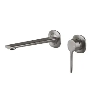 Phoenix Vask SwitchMix Wall Basin/Bath Mixer Set Brushed Carbon (Complete Kit) by PHOENIX, a Bathroom Taps & Mixers for sale on Style Sourcebook