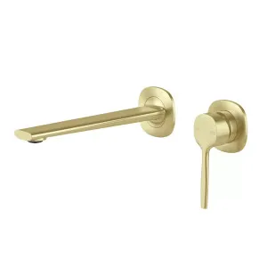 Phoenix Vask SwitchMix Wall Basin/Bath Mixer Set Brushed Gold (Complete Kit) by PHOENIX, a Bathroom Taps & Mixers for sale on Style Sourcebook