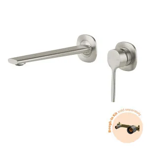 Phoenix Vask SwitchMix Wall Basin/Bath Mixer Set Brushed Nickel (Fit-Off Kit Only) by PHOENIX, a Bathroom Taps & Mixers for sale on Style Sourcebook