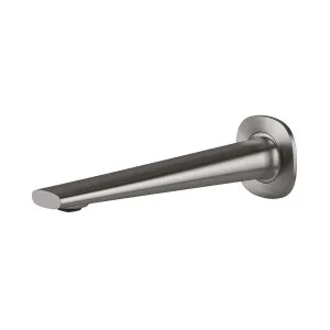 Phoenix Vask Wall Basin/Bath Outlet 200mm Brushed Carbon by PHOENIX, a Bathroom Taps & Mixers for sale on Style Sourcebook