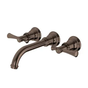 Phoenix Cromford Wall Basin / Bath Set 180mm Brushed Bronze by PHOENIX, a Bathroom Taps & Mixers for sale on Style Sourcebook