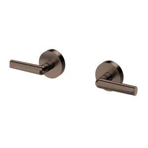 Phoenix Vivid Slimline Plus Lever Wall Top Assemblies Brushed Bronze by PHOENIX, a Bathroom Taps & Mixers for sale on Style Sourcebook