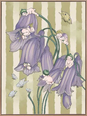 Bellflower Babies Canvas Art Print by Urban Road, a Prints for sale on Style Sourcebook