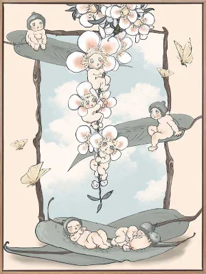 Garden Treasures Pastel Canvas Art Print by Urban Road, a Prints for sale on Style Sourcebook