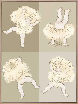 Gumnut Tumbles Canvas Art Print by Urban Road, a Prints for sale on Style Sourcebook