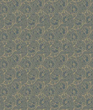 Rosy Orchards Blue-Green Wallpaper by Urban Road, a Wallpaper for sale on Style Sourcebook