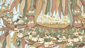 Gumtree Gala Wallpaper by Urban Road, a Wallpaper for sale on Style Sourcebook