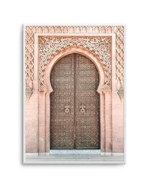 Moroccan Door | Blush by oliveetoriel.com, a Prints for sale on Style Sourcebook