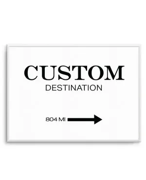 Custom Destination Poster | Personalise Me! by oliveetoriel.com, a Prints for sale on Style Sourcebook