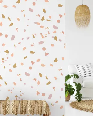 Modern Terrazzo Decal Set by oliveetoriel.com, a Wallpaper for sale on Style Sourcebook