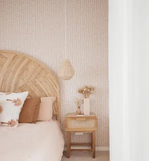 Bohemian Arches | Latte Wallpaper by oliveetoriel.com, a Wallpaper for sale on Style Sourcebook