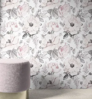 Vintage Blooms Wallpaper by oliveetoriel.com, a Wallpaper for sale on Style Sourcebook