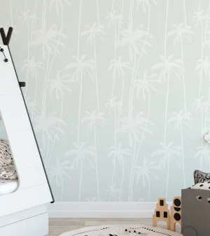Good Palms Sage Wallpaper by oliveetoriel.com, a Wallpaper for sale on Style Sourcebook