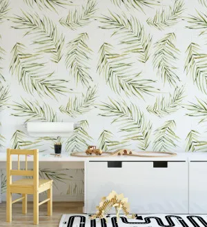 Dried Palm Leaf Wallpaper by oliveetoriel.com, a Wallpaper for sale on Style Sourcebook