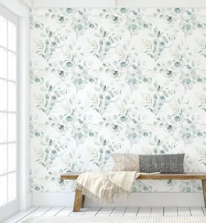Soft Eucalyptus Wallpaper by oliveetoriel.com, a Wallpaper for sale on Style Sourcebook