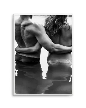 Seaside Lovers by oliveetoriel.com, a Prints for sale on Style Sourcebook