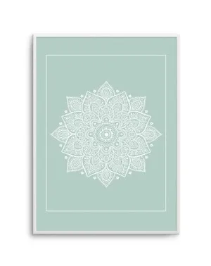 Mandala | Seafoam by oliveetoriel.com, a Prints for sale on Style Sourcebook