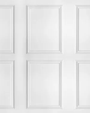 Wainscoting Parisian Panel Wallpaper by oliveetoriel.com, a Wallpaper for sale on Style Sourcebook