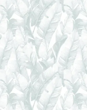 Banana Leaf Palms | Seafoam Wallpaper by oliveetoriel.com, a Wallpaper for sale on Style Sourcebook