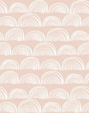 White Rainbows Wallpaper by oliveetoriel.com, a Wallpaper for sale on Style Sourcebook