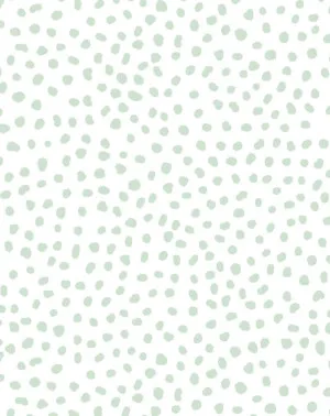 Gigi's Dots Wallpaper in Sage by oliveetoriel.com, a Wallpaper for sale on Style Sourcebook