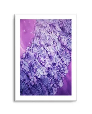 Vibrant Purple Fluidity by Tara Mann by oliveetoriel.com, a Prints for sale on Style Sourcebook
