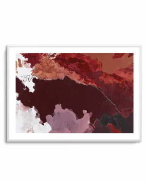 Burgundy Horizon I by oliveetoriel.com, a Prints for sale on Style Sourcebook