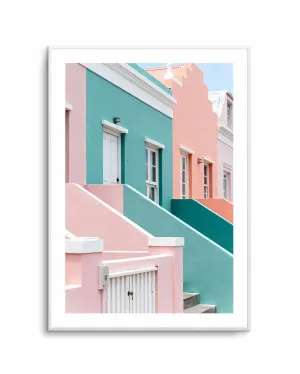 Pastel Villas I by oliveetoriel.com, a Prints for sale on Style Sourcebook