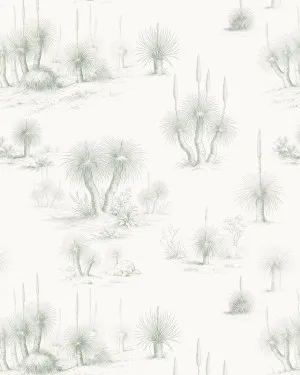Australian Grass Trees Toile de Jouy Wallpaper by oliveetoriel.com, a Wallpaper for sale on Style Sourcebook