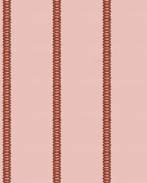 Organic Stripe Stack in Pink Wallpaper by oliveetoriel.com, a Wallpaper for sale on Style Sourcebook