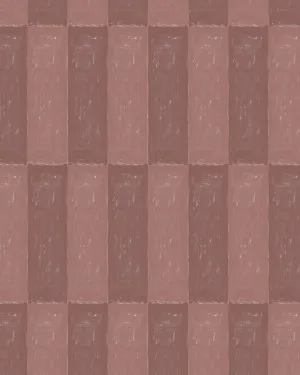 Cabarita Check in Dusty Pink Wallpaper by oliveetoriel.com, a Wallpaper for sale on Style Sourcebook