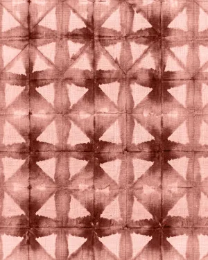 Textured Shibori in Pink & Chocolate Wallpaper by oliveetoriel.com, a Wallpaper for sale on Style Sourcebook