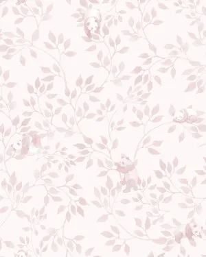 Sweet Pandas In Dusty Pink Wallpaper by oliveetoriel.com, a Wallpaper for sale on Style Sourcebook