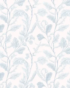 Hamptons Vines in Light Blue Wallpaper by oliveetoriel.com, a Wallpaper for sale on Style Sourcebook