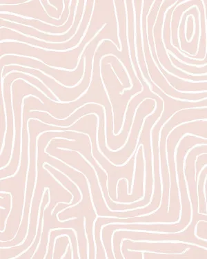 Rose_ Reverie in Pink Wallpaper by oliveetoriel.com, a Wallpaper for sale on Style Sourcebook