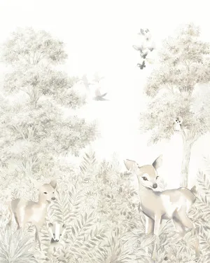 Woodland Wilderness Wallpaper Mural by oliveetoriel.com, a Wallpaper for sale on Style Sourcebook