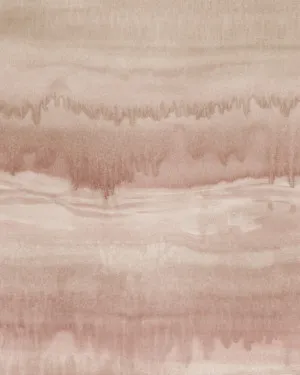 Mineral Fade Panoramic Painted Mural in Pink Clay Wallpaper by oliveetoriel.com, a Wallpaper for sale on Style Sourcebook