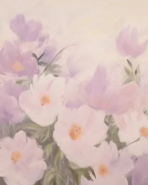 Lilac Bloomscape Wallpaper Mural by oliveetoriel.com, a Wallpaper for sale on Style Sourcebook
