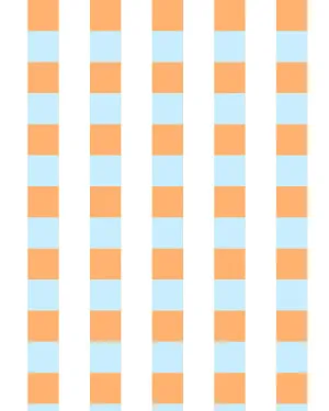 Preppy Checks in Blue & Orange By the Roll Wallpaper by oliveetoriel.com, a Wallpaper for sale on Style Sourcebook